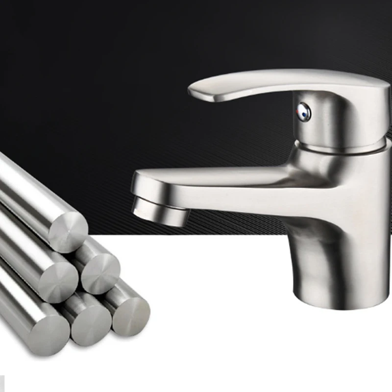 Смеситель для ванной комнаты из нержавеющей стали 304 с проволочным рисунком кран