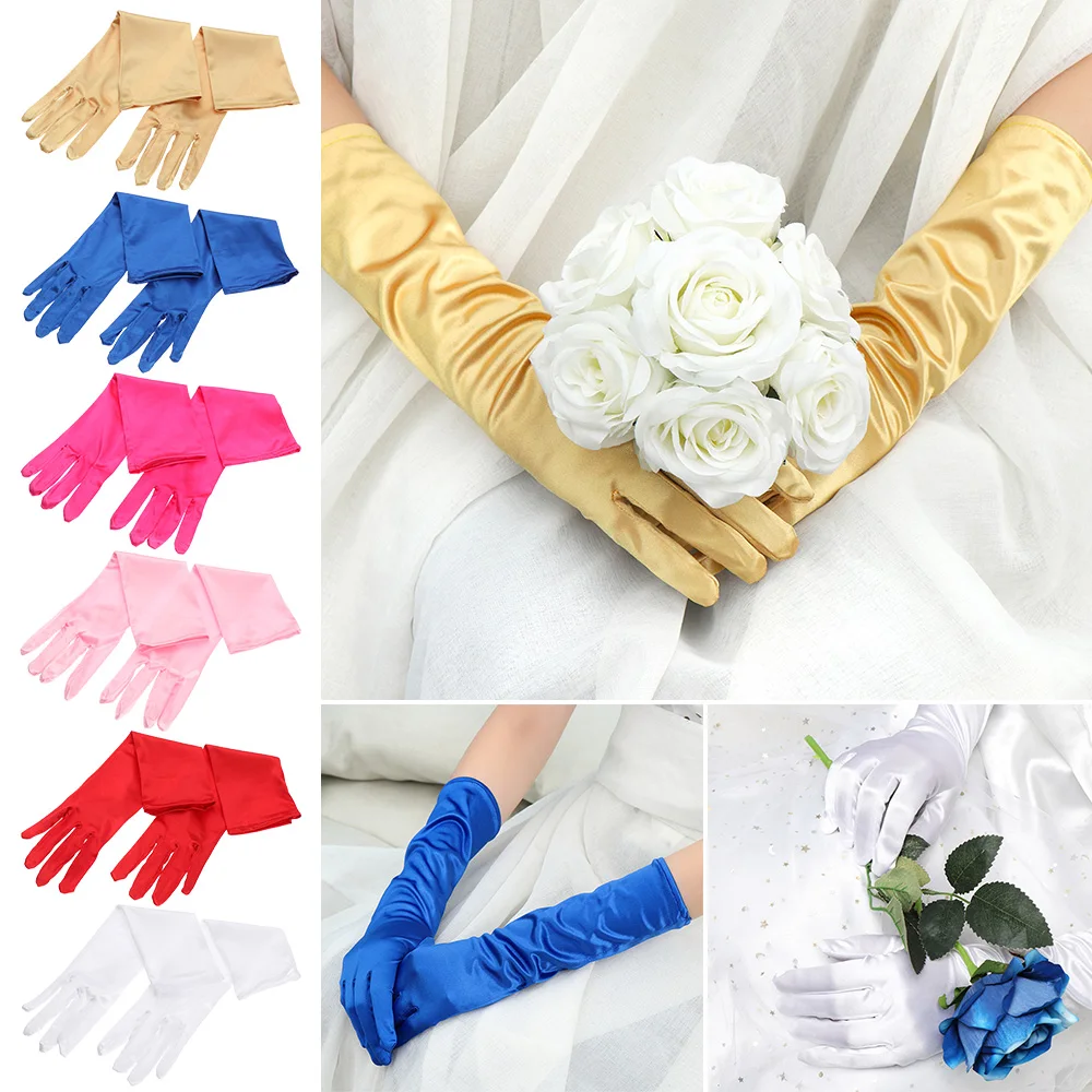 Классические Для Взрослых Черные белые красные Серые кожаные перчатки для