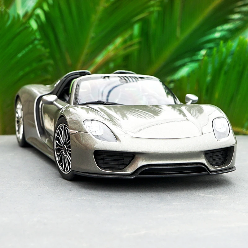 Welly 1:18 весы 918 Spyder трансформируемый литой металлический автомобиль игрушка из