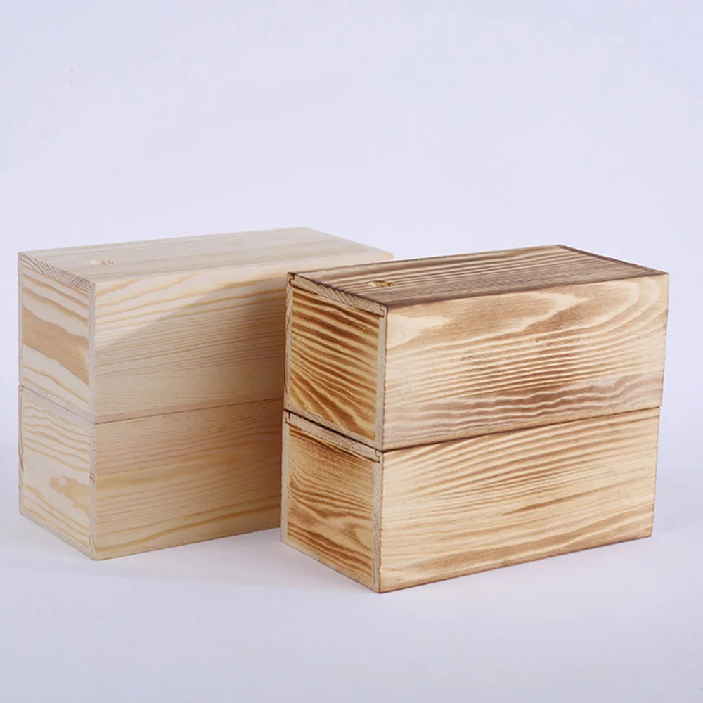 

4pcs Jewelry Collection Boxes Antique Souvenir Boxes Wooden Jewelry Cases