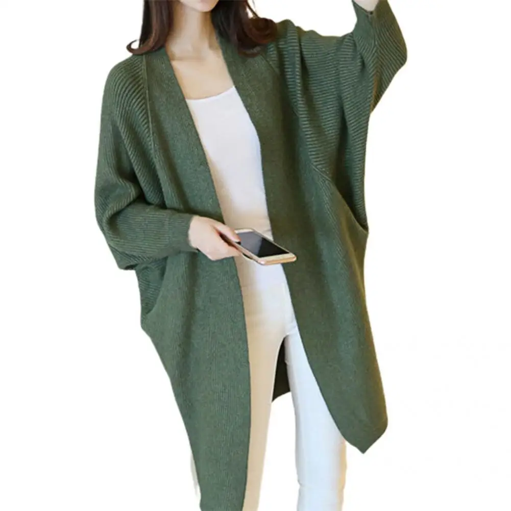 

Cardigan Coat Pure Color Loose Soft Loose Pure Color Knitting Cardigan