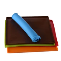 children meal silicone mat square non slip pad for student anti scald mats for kitchen accessories