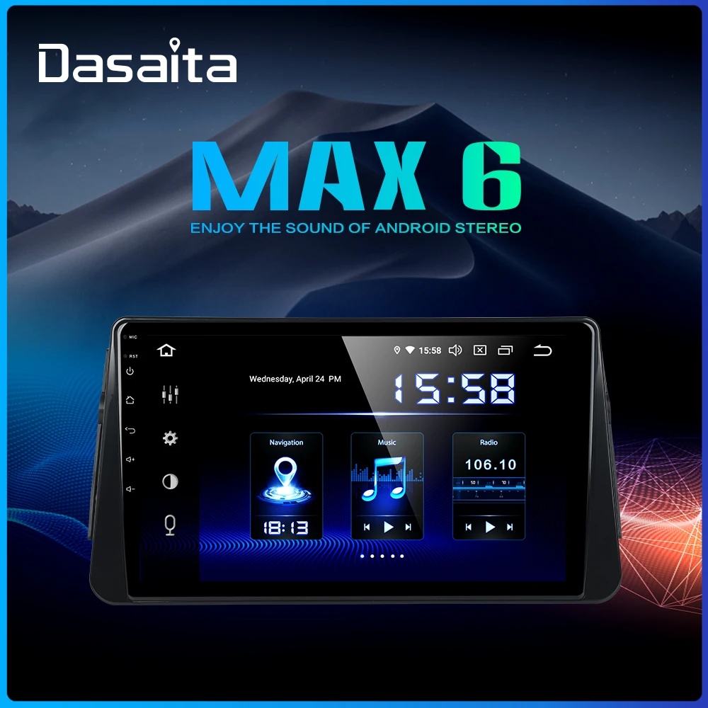 Dasaita автомобильный Android 9,0 мультимедиа 1080P видео 1 Din для Nissan Kicks Micra стерео 10," ips 4 Гб ram