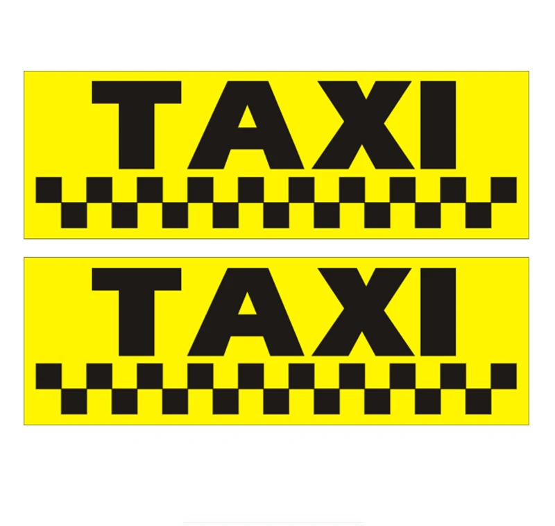 

Exquisite In Hot One Group 15cm TAXI Car Sticker Funny Colorful Auto Automobile Decals
