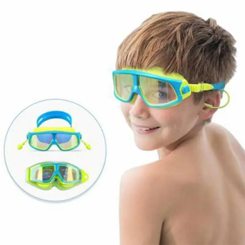 

Children's Large Frame Waterproof Electroplated Swimming Goggles Phantom Junior with UV Protection and Anti-fog Eyes Protection