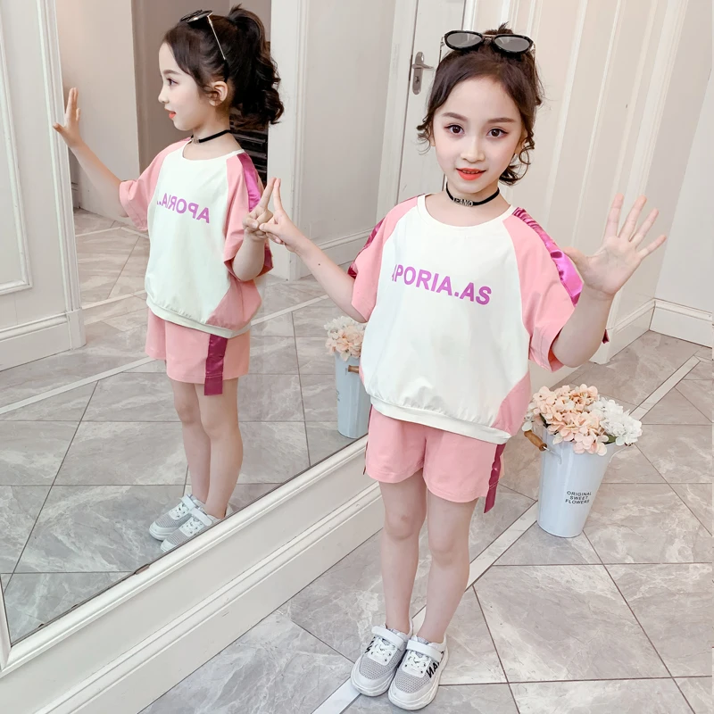 2020 летняя одежда для маленьких девочек футболка с кроликом шорты штаны