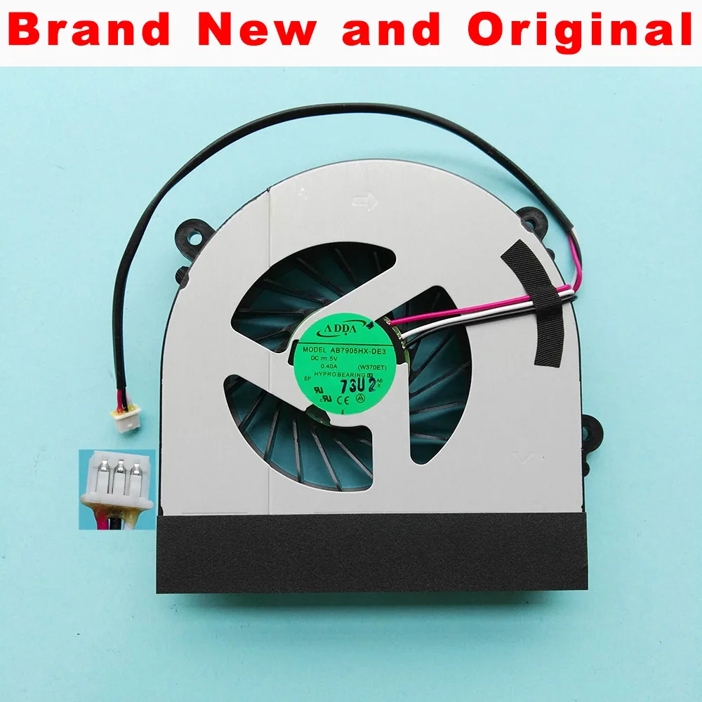 Вентилятор для Clevo W150 W150er W350 W350ETQ W370ETQ W370SKQ Процессор Вентилятор охлаждения AB7905HX-DE3 6-23-AW15E-010 6-23-AW15E-011