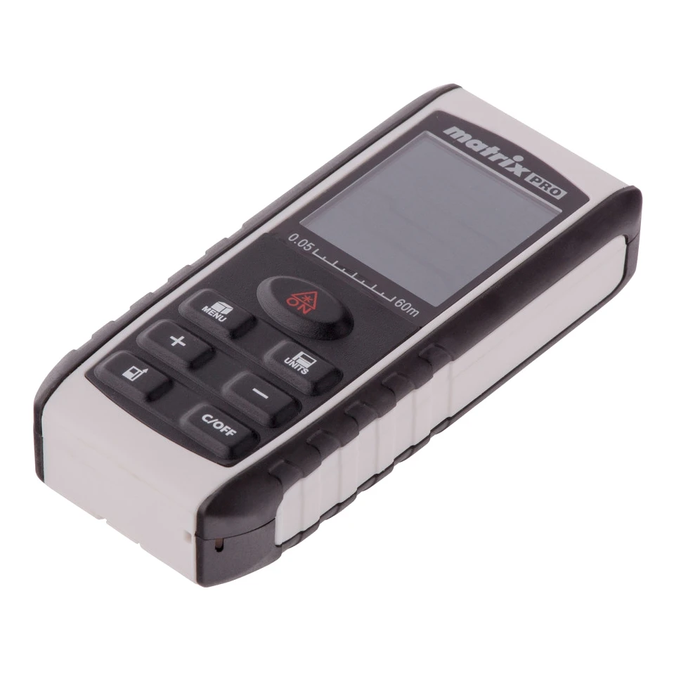 Дальномер лазерный MATRIX LD-60 (Рабочее расстояние 60 м погрешность 1 5 мм встроенный