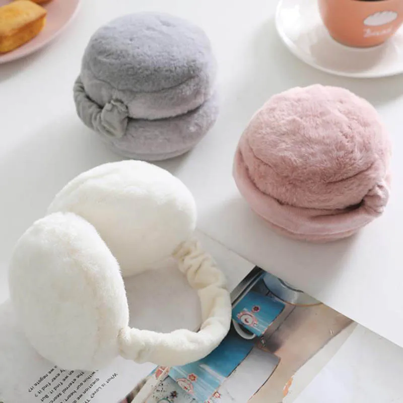 Calymel новые модные женские и девичьи меховые зимние ухо теплые наушники с