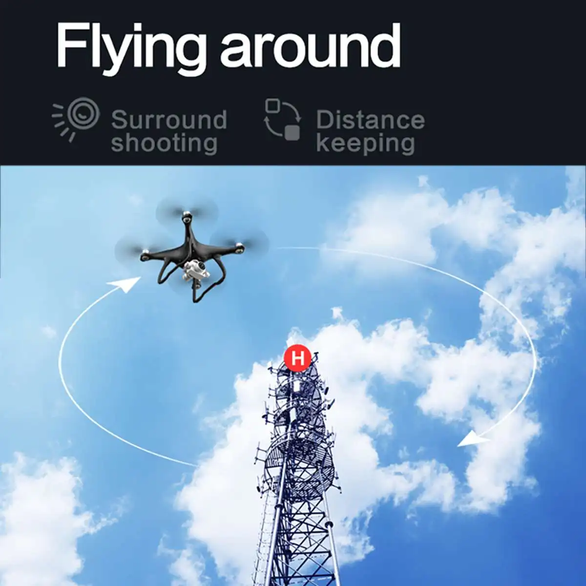 Глобальный Дрон Профессиональный следящий за мной Дрон на ру 5G Wi-Fi FPV долгое время Летающий Квадрокоптер gps Дроны с камерой HD 1080P VS SG906 F11