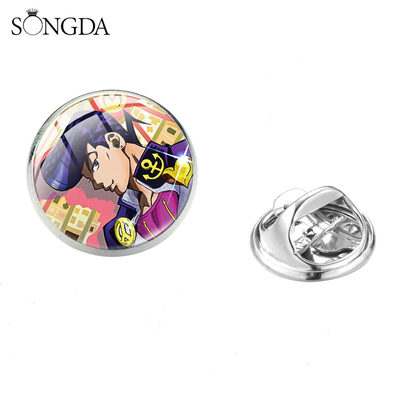 Модные броши в стиле Невероятные приключения Джоджо фигурка аниме 3D Печатный