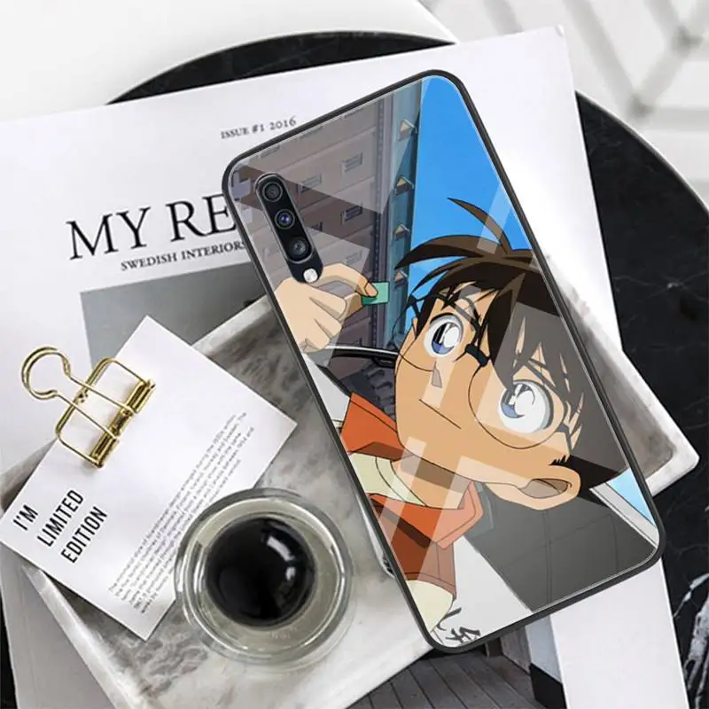 

Anime Detective Conan Phone Case Tempered Glass For XiaoMi 8SE 6 8lite MIX2S Note 3 Redmi Note 7 5 4 Redmi 6A 5Plus 4X