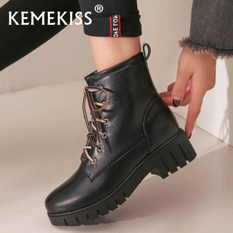 

Женские ботильоны со шнуровкой KemeKiss, Размеры 33-43
