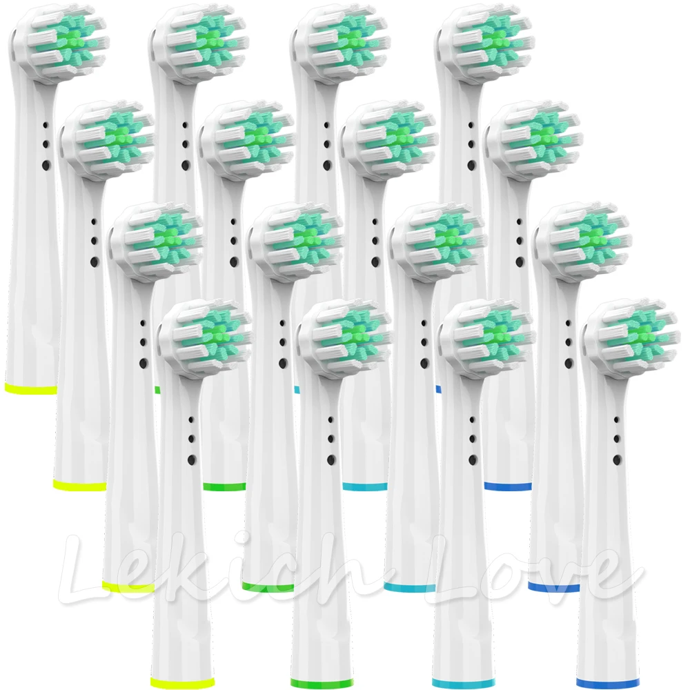 16 шт. резинки уход за полостью рта мягкая Зубная щётка головки совместим с Oral B