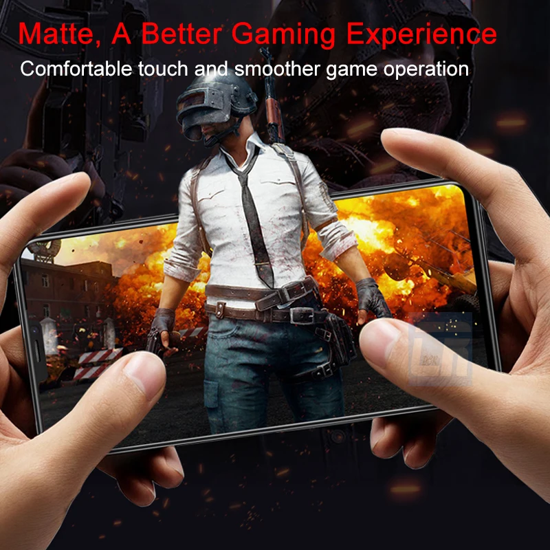 

No Fingerprint Full Cover Matte Tempered Glass for iPhone X 8 7 6S Plus Screen Protector Frosted Glass for iPhone XS MAX XR Film
