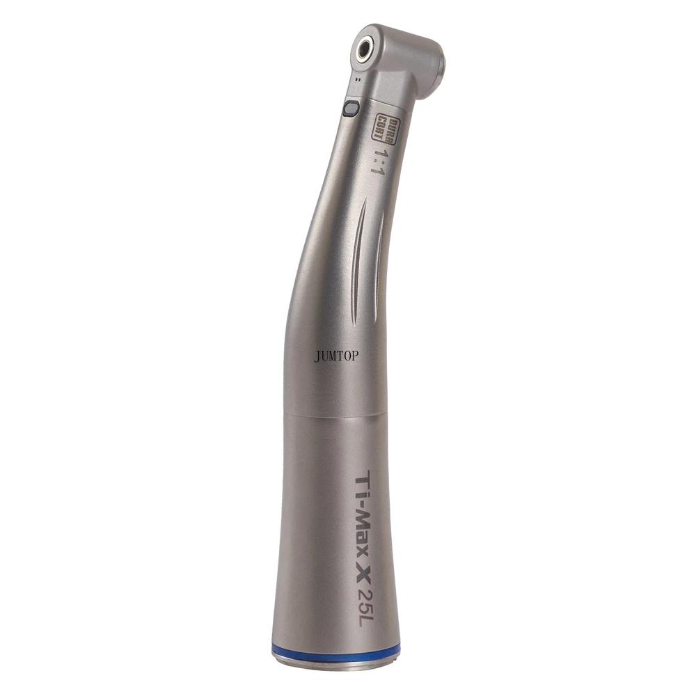

Dental Tooth Molar Instrument FG Bur Fiber Optic LED Contra Angle Low Speed Handpiece Blue Ring Connect With Dentist Chair Unit