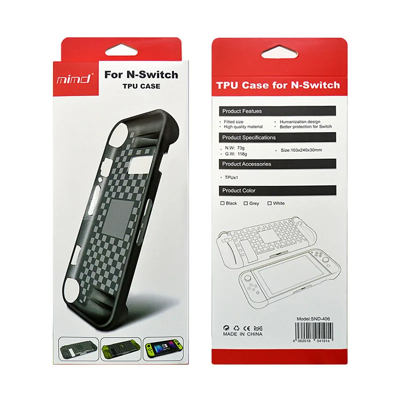 Защитный чехол из ТПУ для Nintendo Switch аксессуары контроллеров консоли прозрачный |