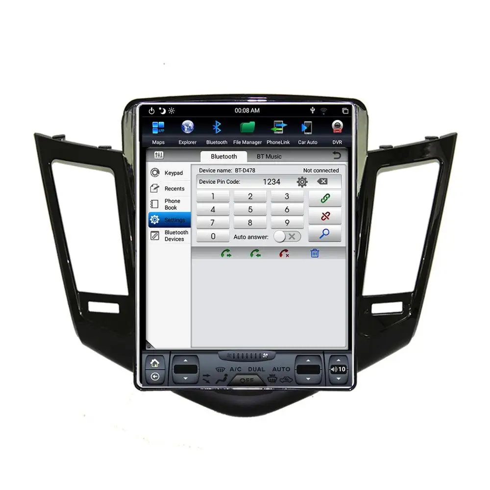 Автомобильное головное устройство 9 0 дюйма 4 Гб + 64 ГБ Android gps-навигация dvd-плеер для