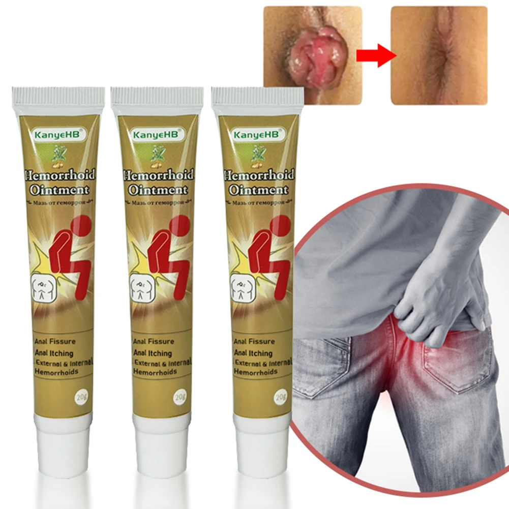 

Крем от геморроида 20 г, мазь для быстрого облегчения боли при геморроиде, лечения ануса, пролапса, анальной трещины