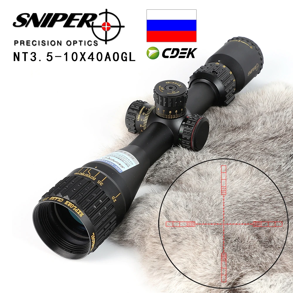 Охотничий Прицел SNIPER NT 3 5 10X40 AOGL тактический оптический прицел полноразмерный