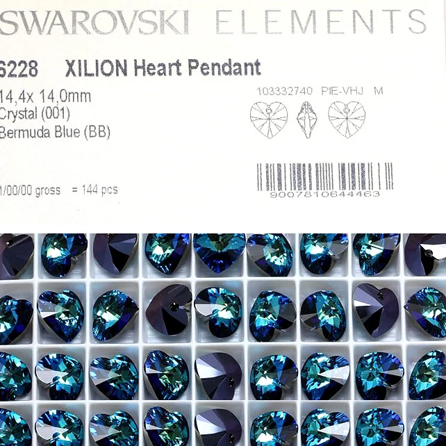 Оригинальный кристаллами от Сваровски стильный элегантный кулон &quotСердечко&quot