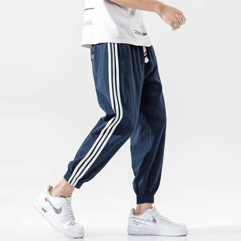 

Sportswear men's loose legged men's 2020 new spring summer pants men's Korean fashion 9-capris