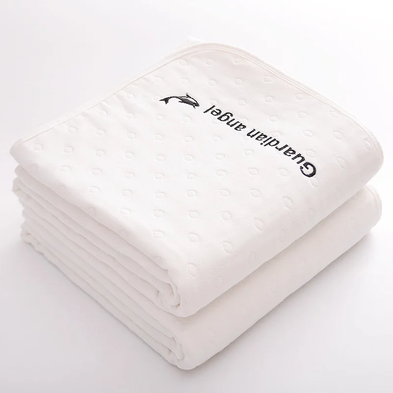 Soft Cotton Gauze Newborn Baby Bath Towel Kids Children Off White 110 x 110 cm 80 x 80 cm