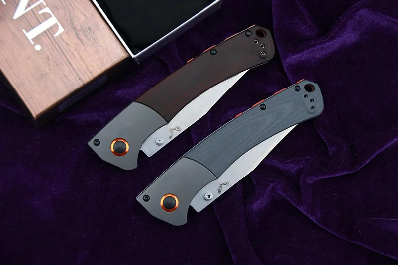 LEMIFSHE Crooked речной 15080 алюминий Dymondwood/G10 Ручка D2 лезвие складной выживания EDC Инструмент Кемпинг Охота Открытый кухня knif