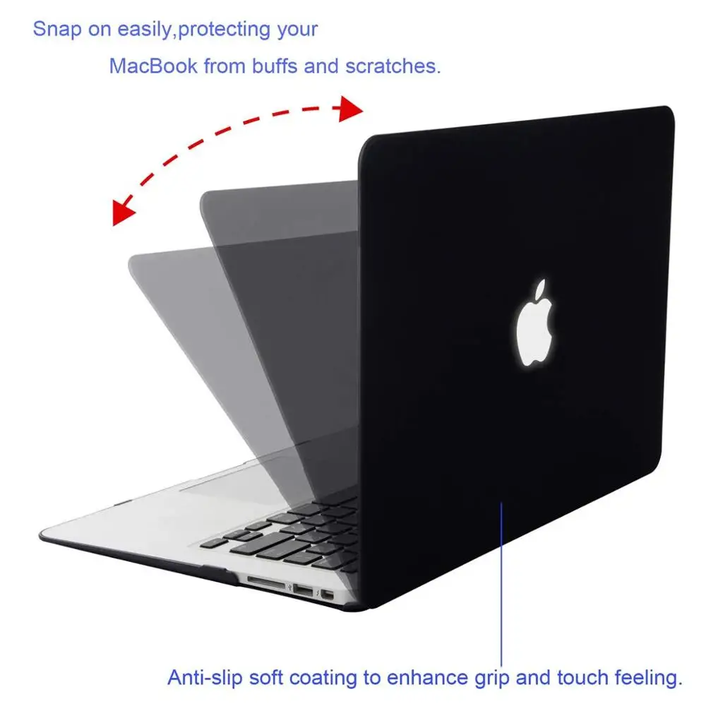 Чехол для ноутбука 2020 2021 Macbook Air Pro Retina 13 дюймов M1 A2337 A2338 15 A1502 A1425 A1398 жесткая матовая