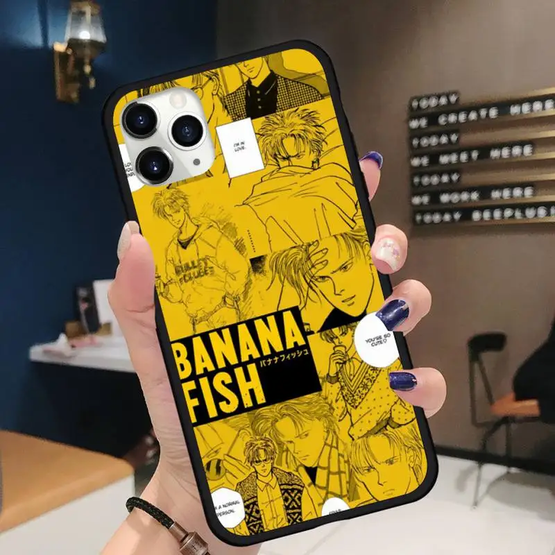 

Hot Banana Fish Anime for iPhone 11 12 pro XS MAX 8 7 6 6S Plus X 5S SE 2020 XR Soft silicone