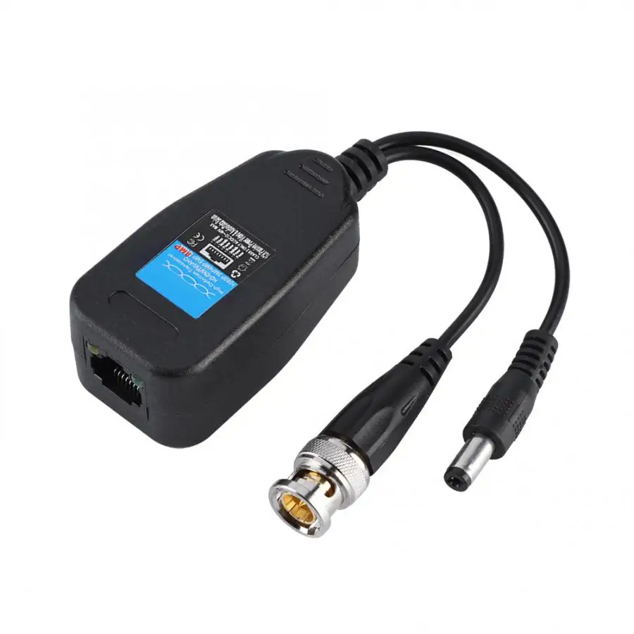 Bnc коннектор 1 пара Пассивный CCTV BNC видеомагнитофон для RJ45 коннектора HB|Коробки