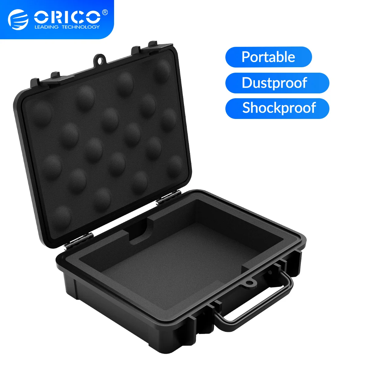 Orico Phf35 3.5 Polegada Hdd Caixa de Proteção Case de Armazenamento à Prova de Choque à Prova de Água Função à Prova de Poeira Etiqueta de Segurança Design Torres e estojos p/computador