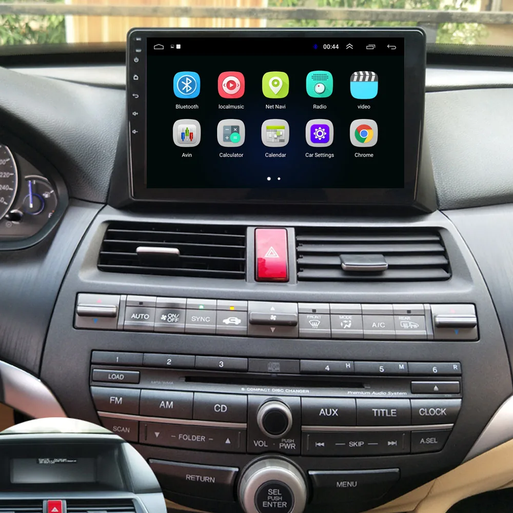 Четырехъядерный Android 8,1 для HONDA ACCORD 2008 2009 2010 2011 2012 Мультимедиа стерео автомобильный dvd-плеер навигация gps радио
