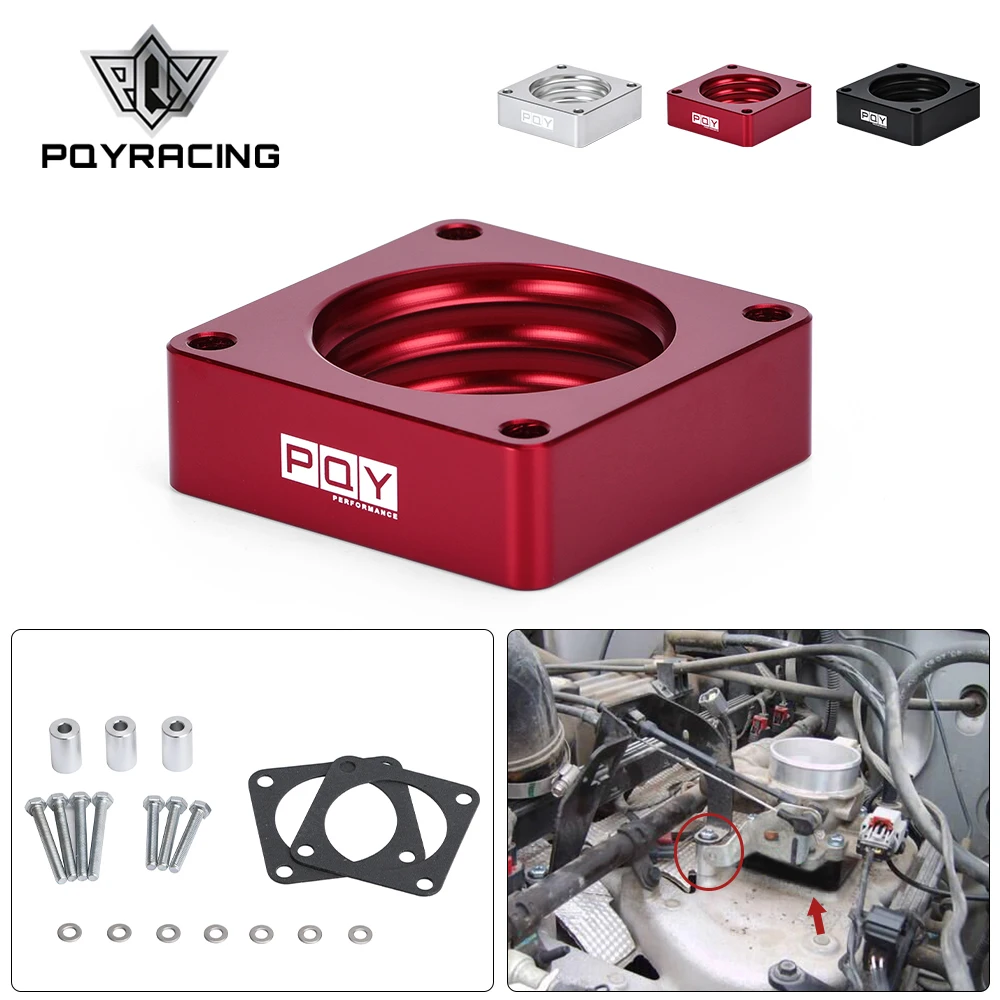 

Aluminum Throttle Body Spacer For 91-06 Jeep Wrangler TJ YJ Cherokee XJ 2.5L/4.0L Engine Gas MJ w/ Gasket 1" Raise Manifold Carb