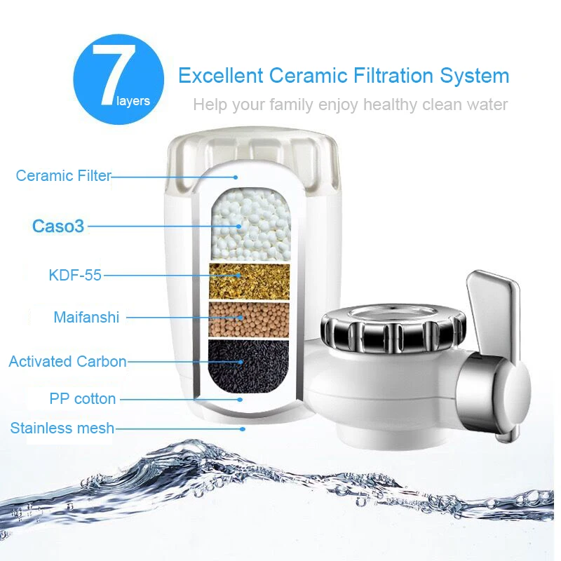 Фильтр для воды насадка на кран очистки очиститель керамический фильтр с 3