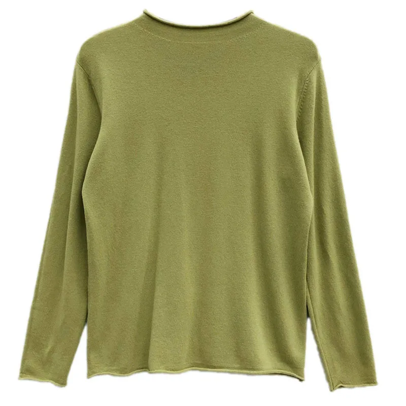 

2021 Autumn Winter Turtleneck Soft Women Sweater Cotton Long Sleeve Female Pullovers Top Elegant Ladies Jumper Pull