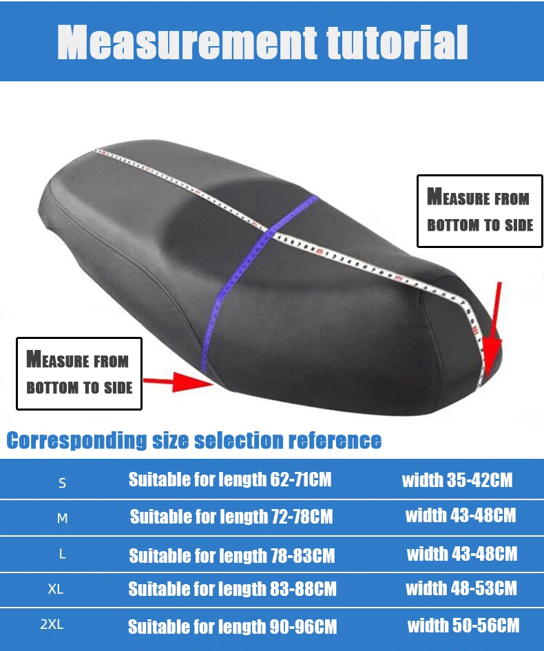 

Fashion Electric Motorcycle Seat Cover Heat Insulation Waterproof Sun Protection Four Seasons Nylon Cotton Covers