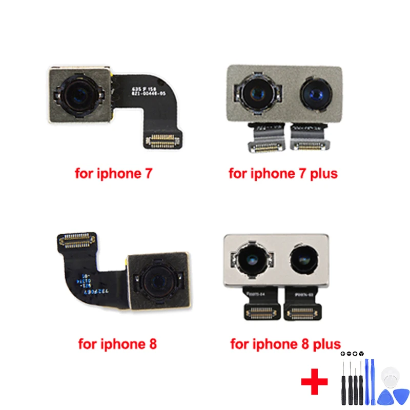 Задняя камера Модуль гибкий кабель Замена для iPhone 7 8 7Plus 8Plus мобильный телефон