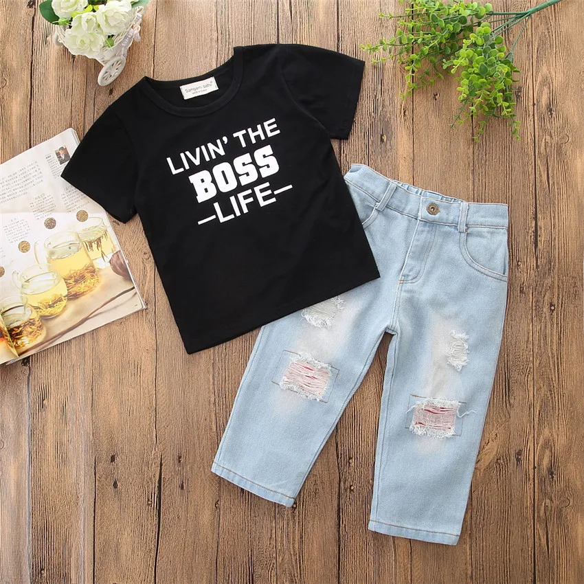 

New 2020 Kids Baby Boy Clothes Summer Floral Print SetsShort Sleeve T-Shirt+Shorts Child Boy Beach Wear Outfits
