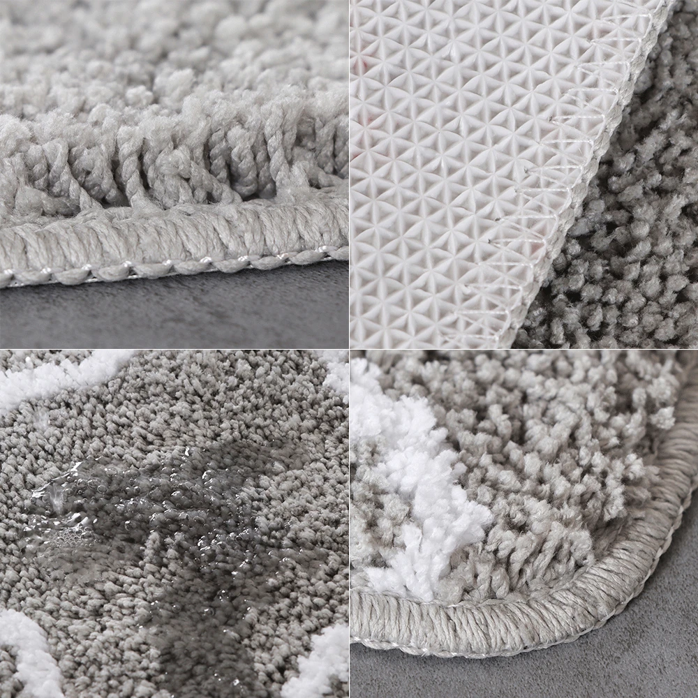 

45x120cm bathtub mat absorbent non-slip bathroom carpet soft warm floor mat bathtub bedroom 8 colors