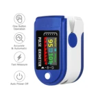 Пульсоксиметр Пальчиковый медицинский цифровой портативный с OLED-экраном для измерения пульса и уровня кислорода в крови, уход за здоровьем