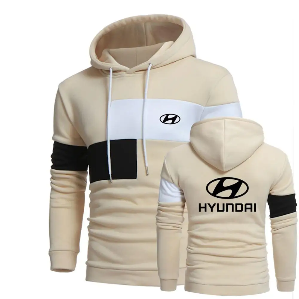 

Mens Hyundai Car Logo Funny Wave Printed Fleece Hoodies 2020 Spring Japan Style Hip Hop Sweatshirts Casual Wild Streetwear