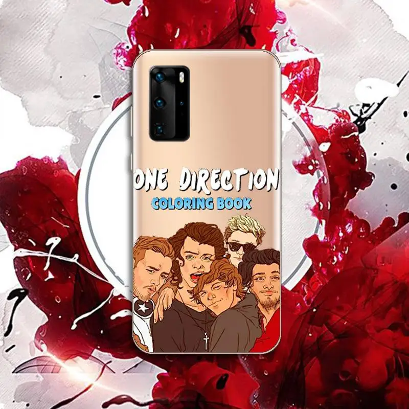 

Harry Styles One Direction Phone Case Transparent for Huawei P honor 8 10i 20 30 40 smart 2019