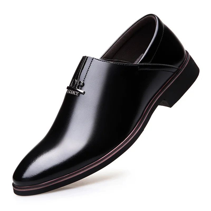 Кожаная мужская обувь коллекция 2019 года сезон четыре дышащая Повседневная