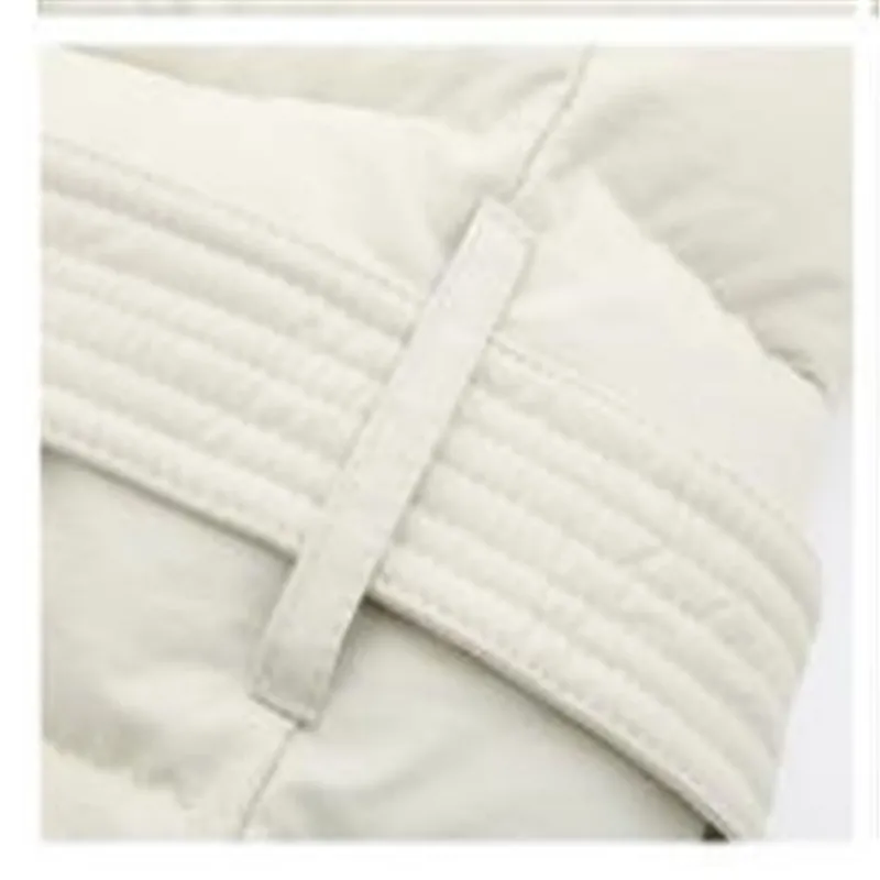 

2019New Winter Women's Parkas Long Casual Down Cotton Coat Hooded Fur Collar Women Winter Jacket With Belt Thick Basic Coat M098