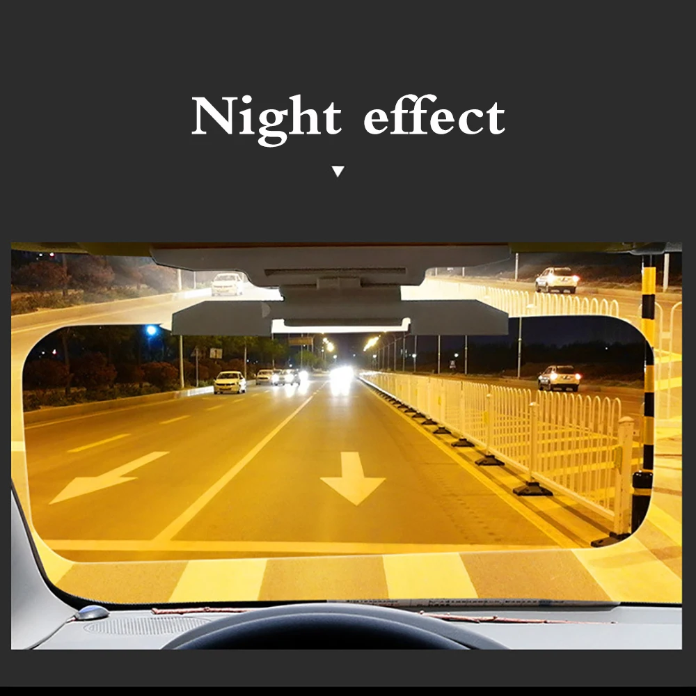 

Onever Car Sun Visor Anti Glare Blocker Day Night Driving Visor Glare Sun Shield Tinted Lens Blocker