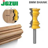 1pc large elaborate chair rail molding router bit 8mmshank line knife tenon cutter for woodworking tools