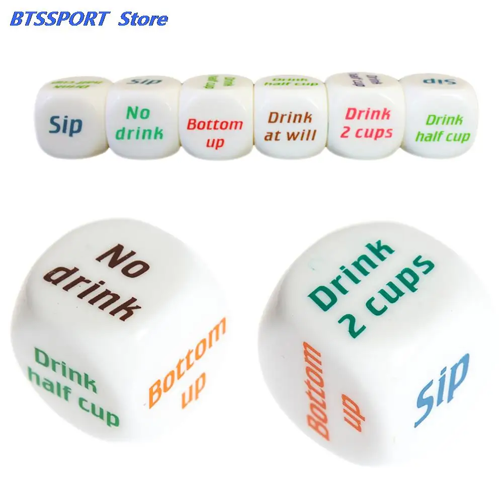 Adult Party Game Playing Drinking Wine Mora Dice Games Gambling Drink Decider Wedding Favor Decoration | Спорт и развлечения