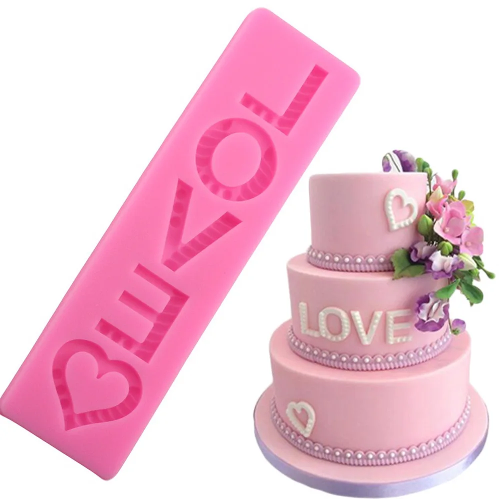 С логотипом известного бренда силиконовые формы помадка ремесло торт Конфеты