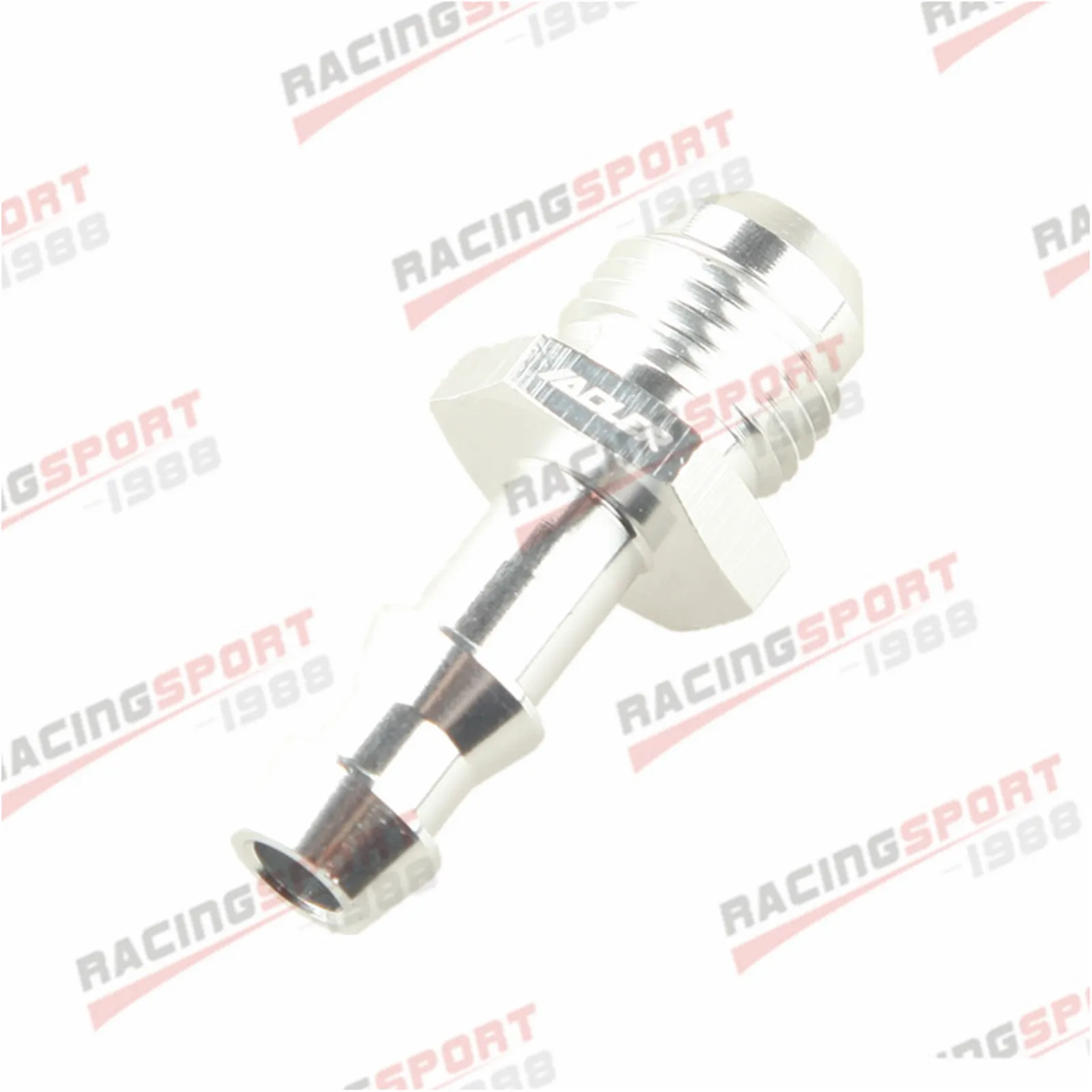 AN-6 AN6 Male To 10mm Barb Fittings Fuel Push On Hose Adapter Straight Black/Blue/Silver | Engine